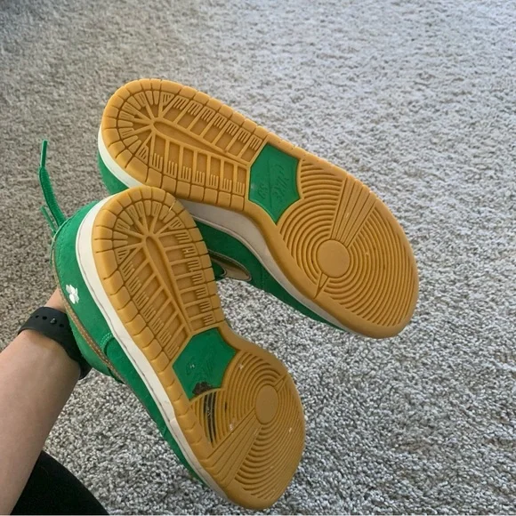 Nike SB Dunk Low Pro ST. Patricks Day 2022 Sneakers Men’s 6.5 - Picture 6 of 9
